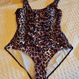 Leopard Print Swimsuit 3xl